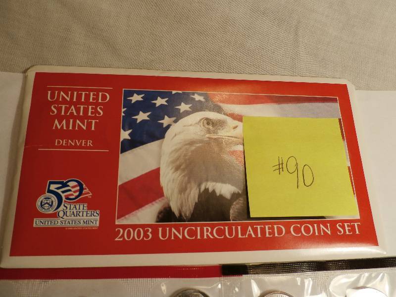 Mint Set with 5 Quarters 2003 D
