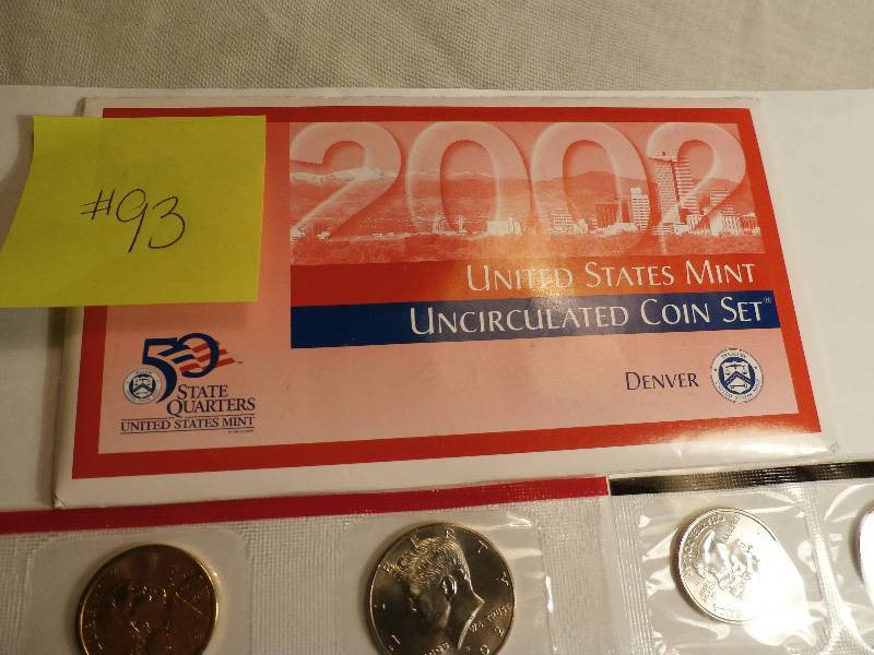 Mint Set with 5 Quarters 2002 D