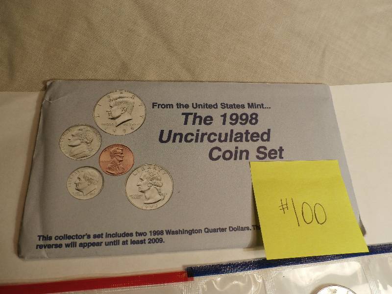 Philadelphia and Denver mint set 1998