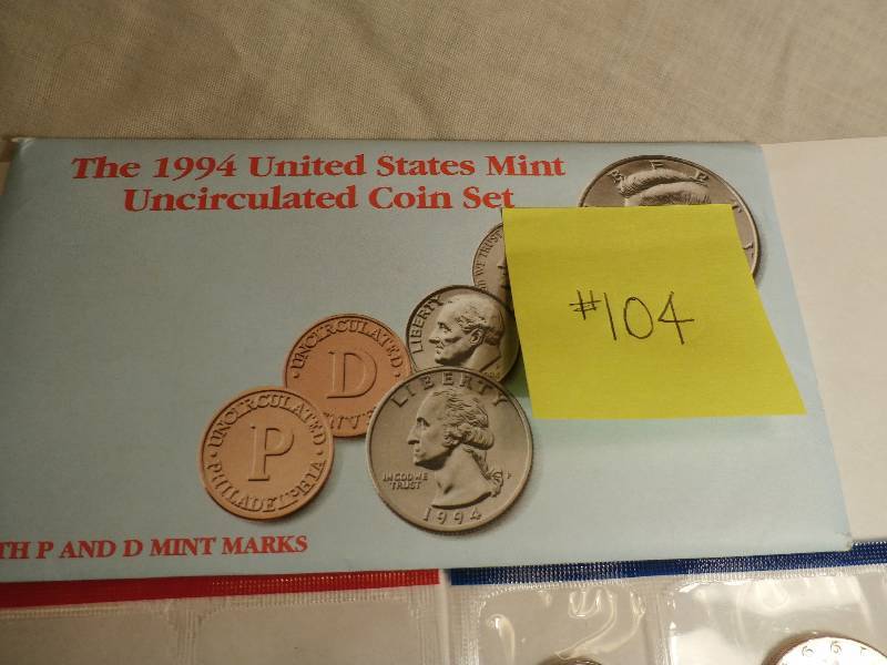 Philadelphia and Denver mint set 1994