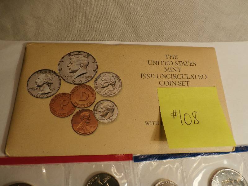 Philadelphia and Denver mint set 1990