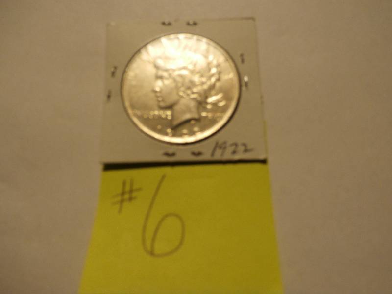 1922   VF PEACE DOLLAR