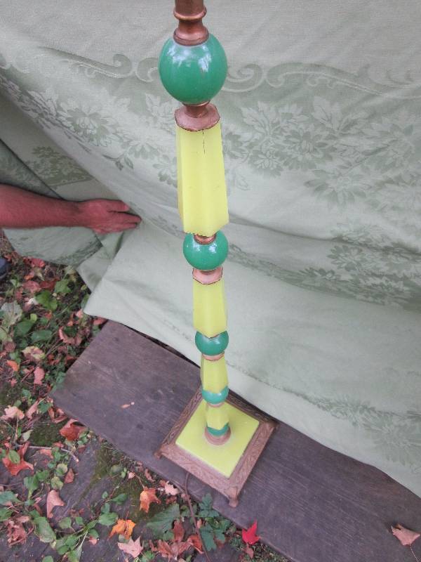 Antique Victorian Art Deco Floor Lamp