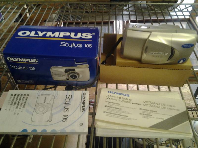 lot 93 image: Olympus Stylus 105 With Box ($189 New)