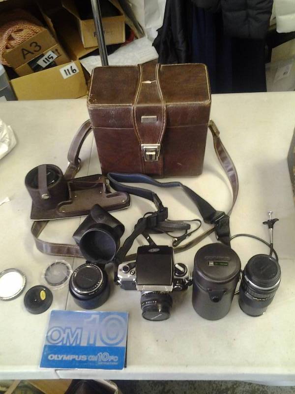 lot 106 image: Olympus OM10 Camera & Accessories