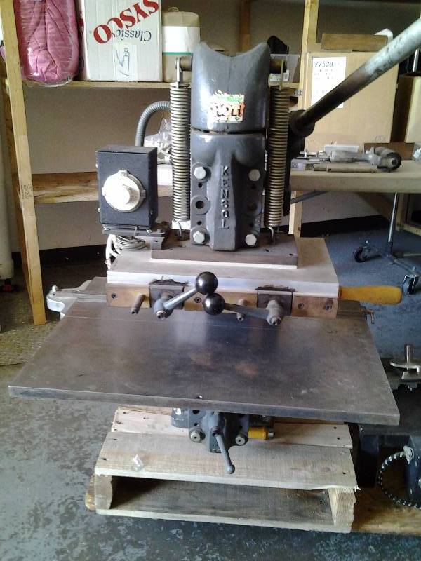 lot 50 image: Kensol Hot Press Foil Stamping Machine