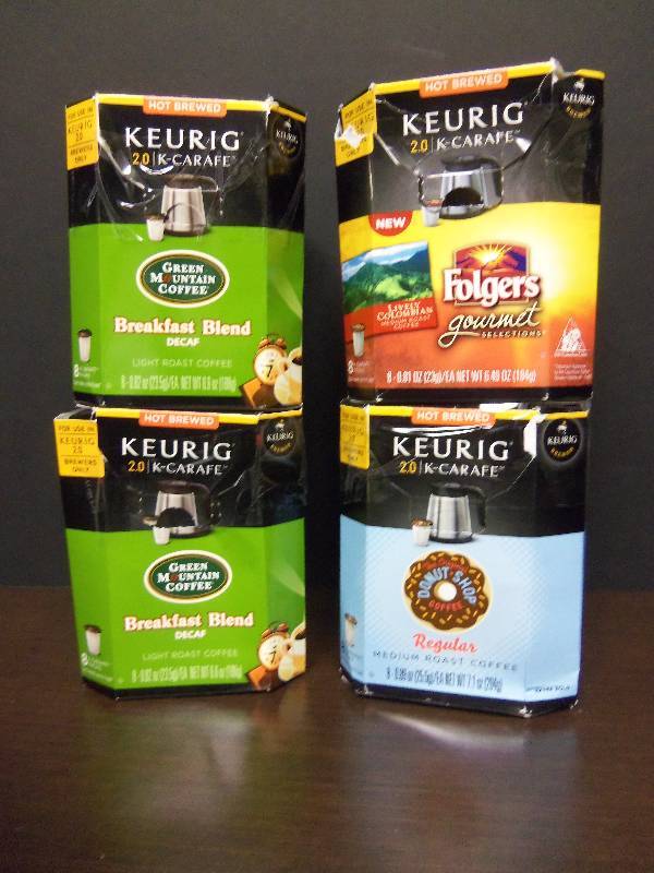 Keurig K-Carafe Packs- Mixed Lot