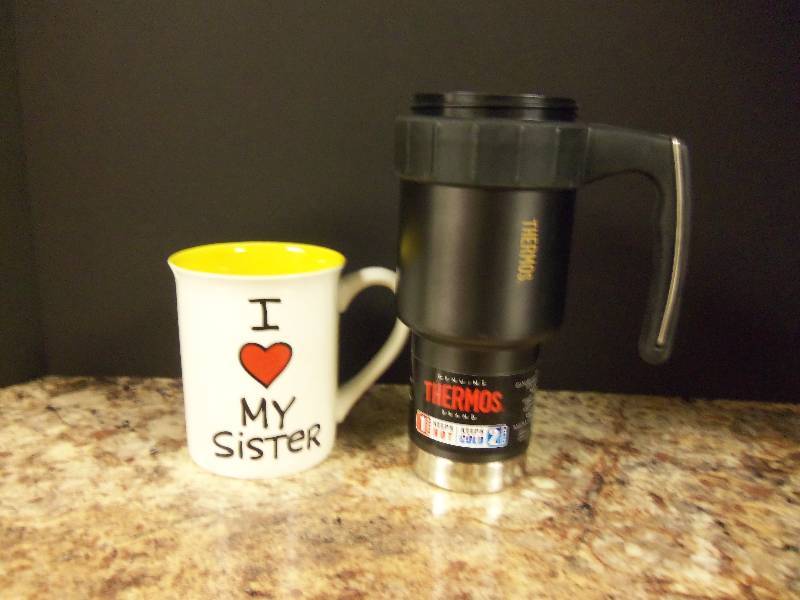 Coffee Cup and Travel Mug Set