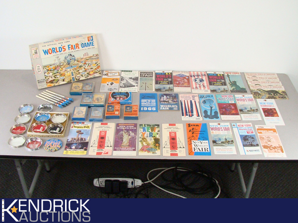 Large Lot of Vintage 1960s New York Worlds Fair Collectibles