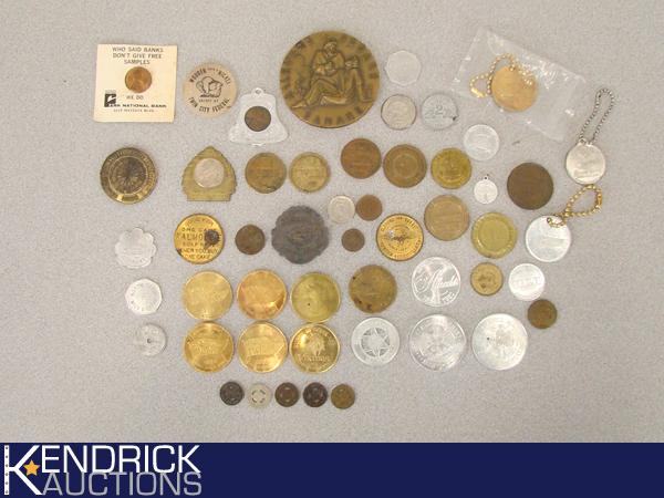 50 Vintage Collectible Tokens