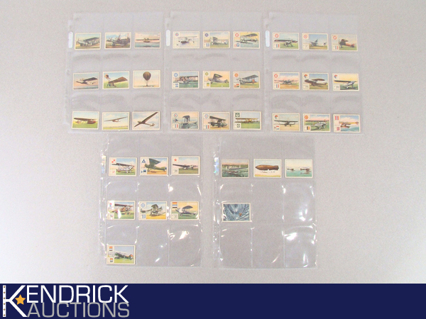 38 Vintage German Cigarette Aviation Cards