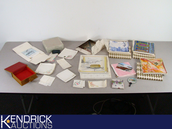 Large Lot of New Old Stock Handkerchiefs and Scarves