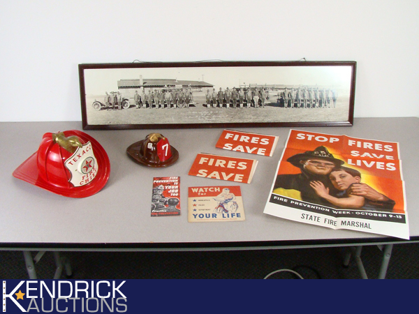 Lot of AntiqueVintage Fire Fighting Collectibles