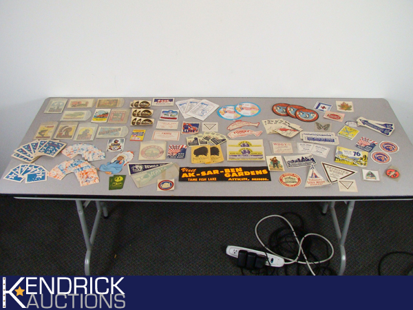 AntiqueVintage Advertising BrochuresStickersetc. Lot
