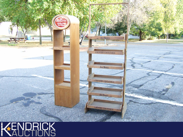 MINT Glenlivet and Jack Daniels Wood Displays