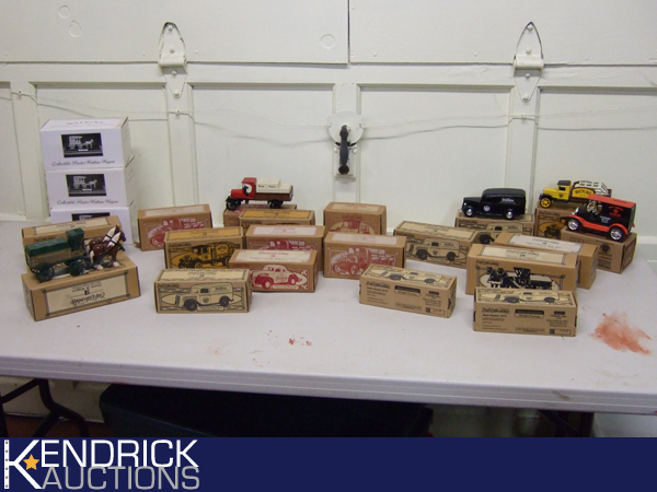 Large Lot of 22 New In Box Watkins Ertl etc. Banks