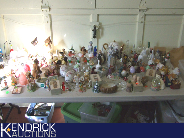 Large Lot of New Figurines, Eggs etc.