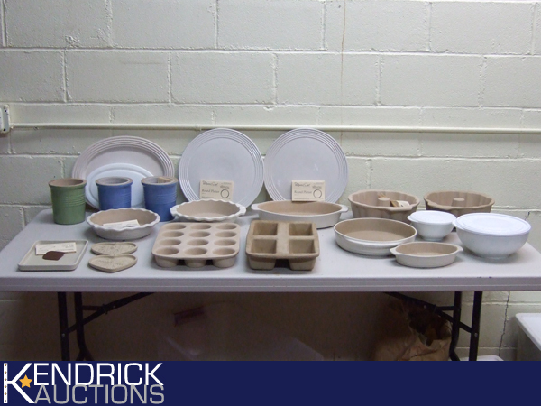 Large Lot of New Out of Box Pampered Chef Stoneware etc.
