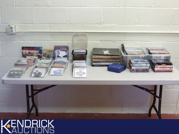 Large Lot of New DVDs, CDs, Collectible Records etc.