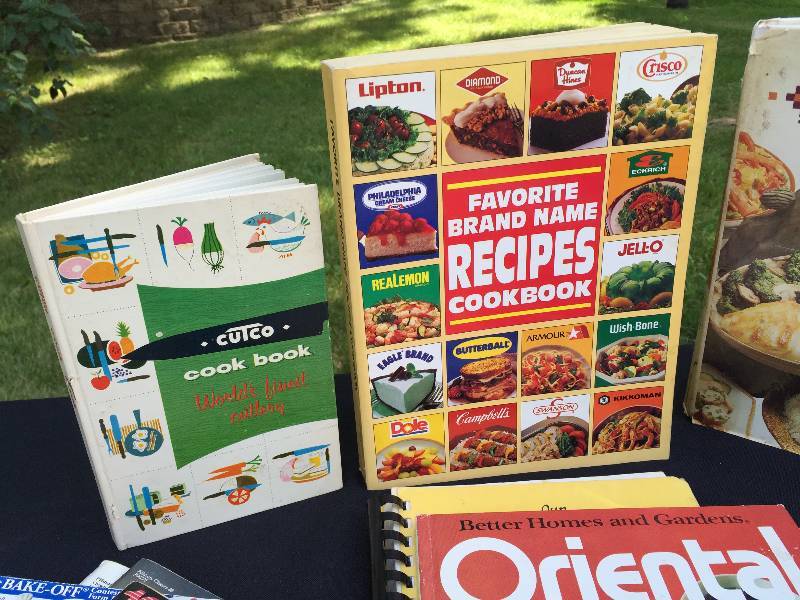 Highly collectible vintage cookbooks