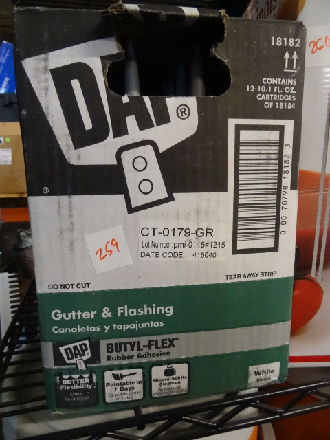NEW Gutter and Flashing Caulk Adhesive