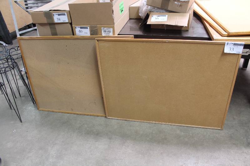 Lot of (2) Quartet Tack Boards 48� x 36�.