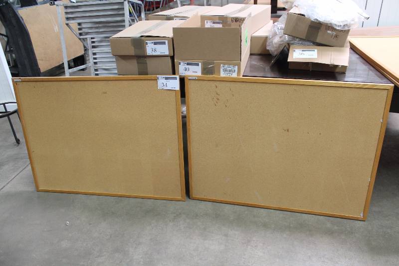Lot of (2) Quartet Tack Boards 48� x 36�.