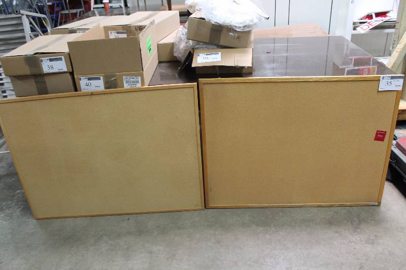 Lot of (2) Quartet Tack Boards 48� x 36�.