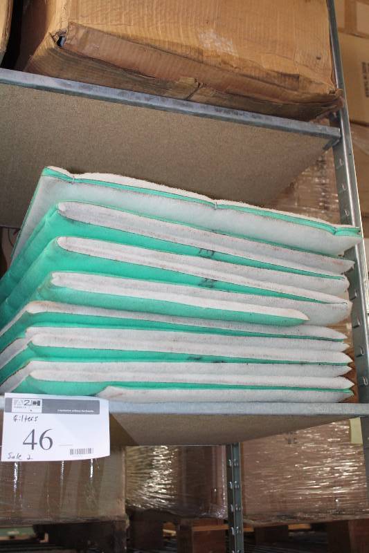 Shelf Lot of Filters.