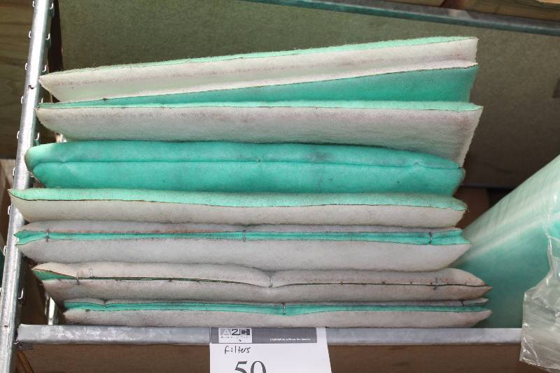 Shelf Lot of Filters.