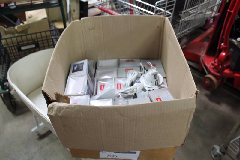 Box Lot of Kanjin Lighting Fixtures wCord.