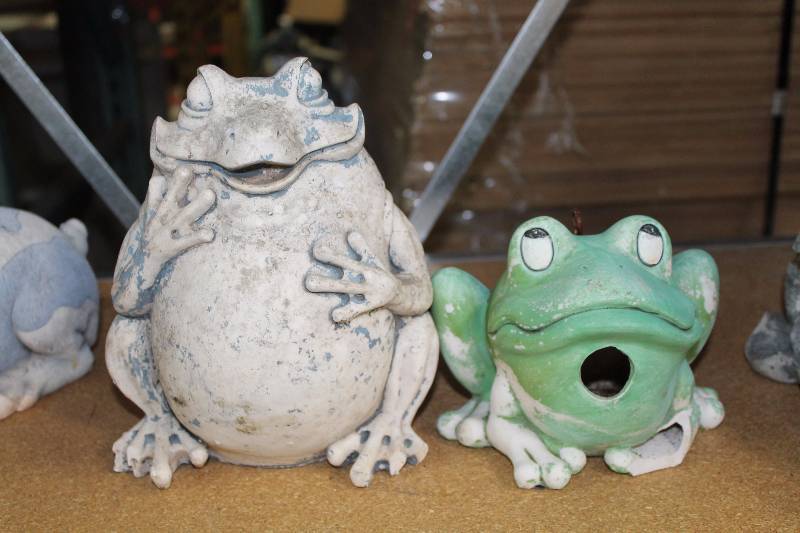 Lot of (2) Decorative Frogs.