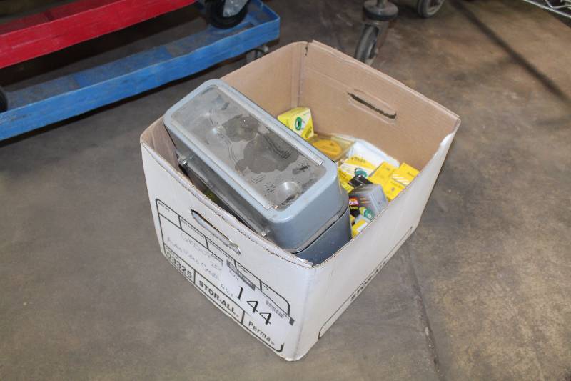 Container Lot of Fuses Includes Scale  Miscellaneous Machine.