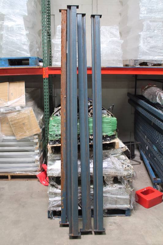Pallet Racking Lot Including Uprights (3) 9 x 30� Cross Beams (4) 8 x 2.25�.