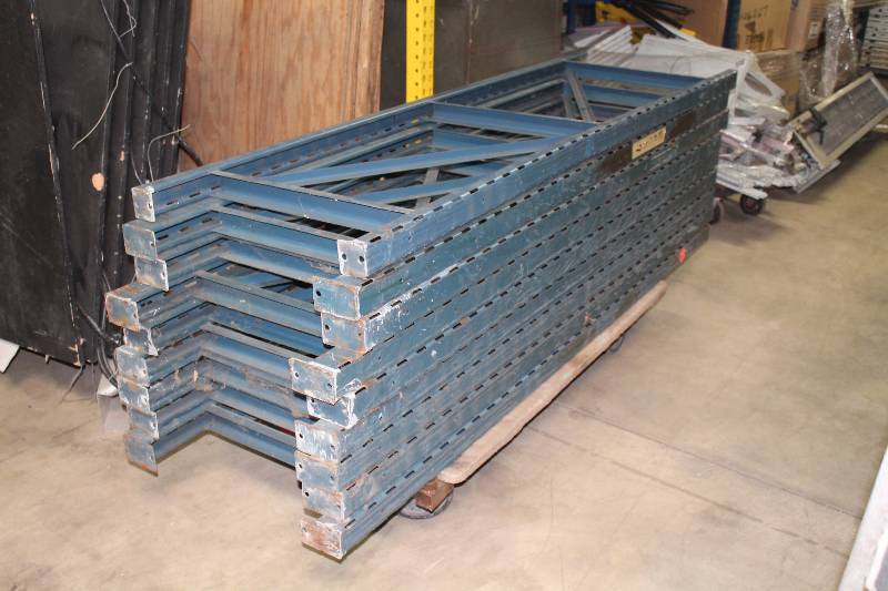 Pallet Racking Lot Including Uprights (10) 8 x 28� Cross Beams (6) 8 x 2.5�.