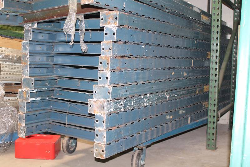 Pallet Racking Lot Including Uprights (9) 8 x 28� Cross Beams (6) 8 x 2.5�.