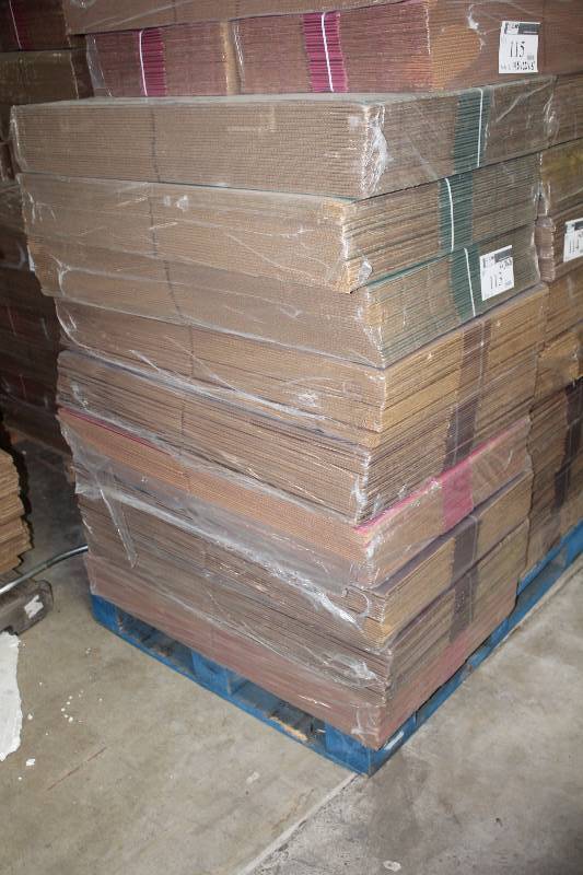 Package Lot of (9) Cardboard Boxes 20� x 20� x 4�.