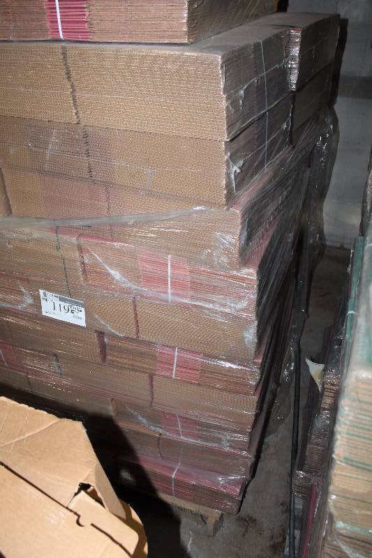 Package Lot of (5) Cardboard Boxes 12� x 12� x 5�.