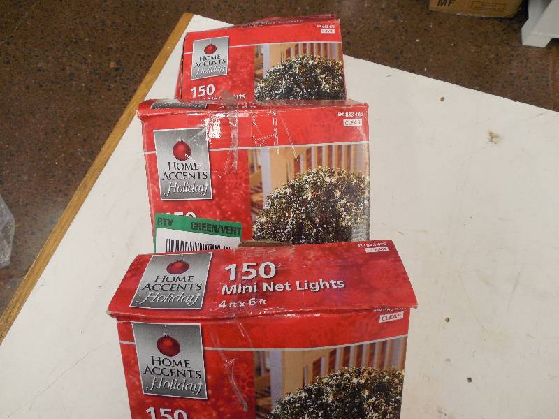 lot 50 image: 3 Sets of 150 Mini Net lights 4 x 6