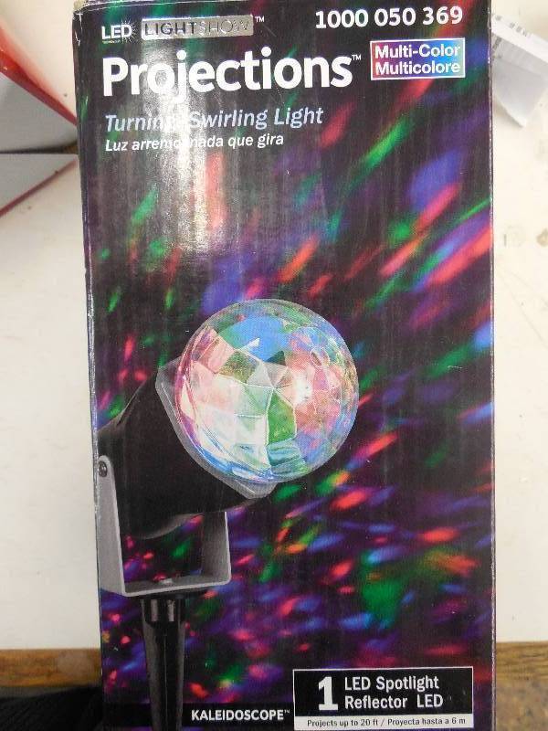 lot 45 image: Light show Projections Turning, Swirling Light