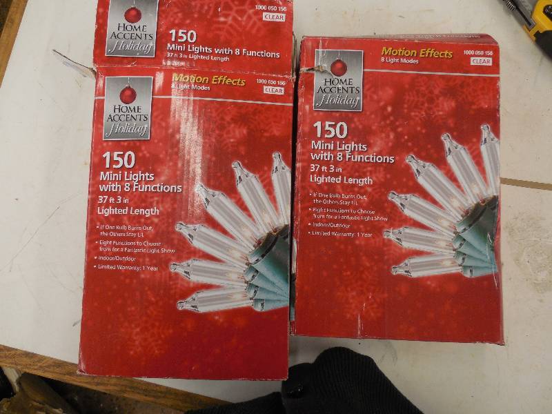 lot 73 image: 2 Sets of 150 Mini Lights Set