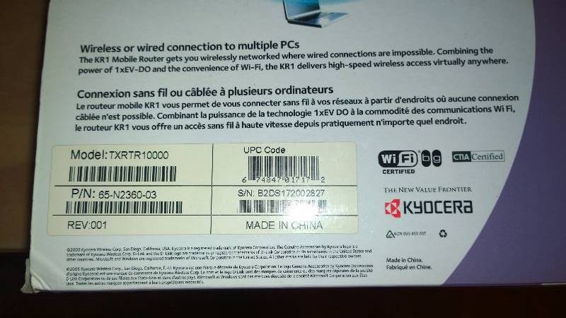 Kyocera Mobile Router