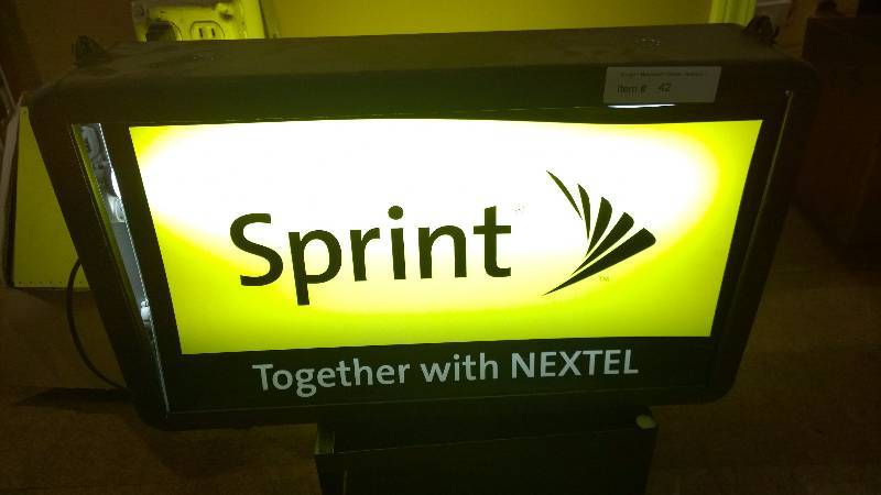 Light up sign