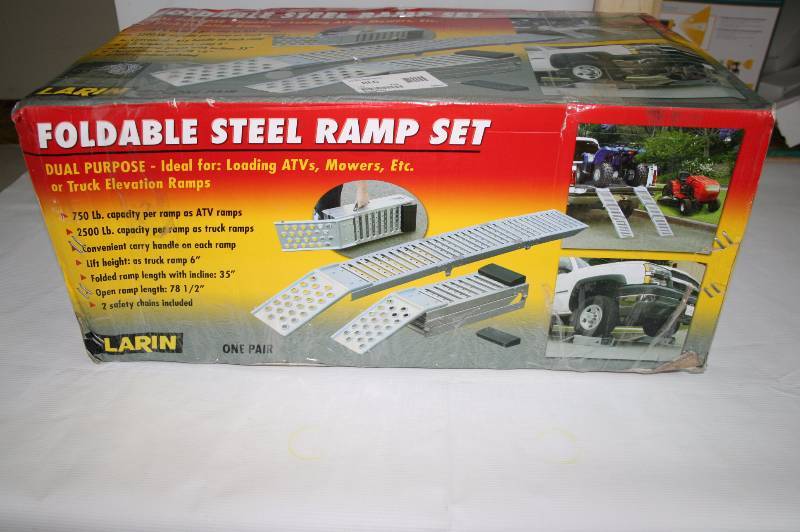 6 ft. Foldable Steel Ramps