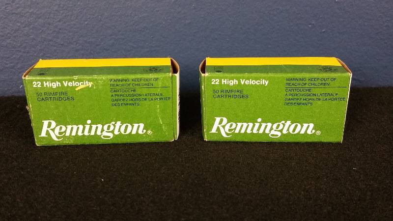 lot 75 image: 100 Remington .22 Long Rifle Ammo