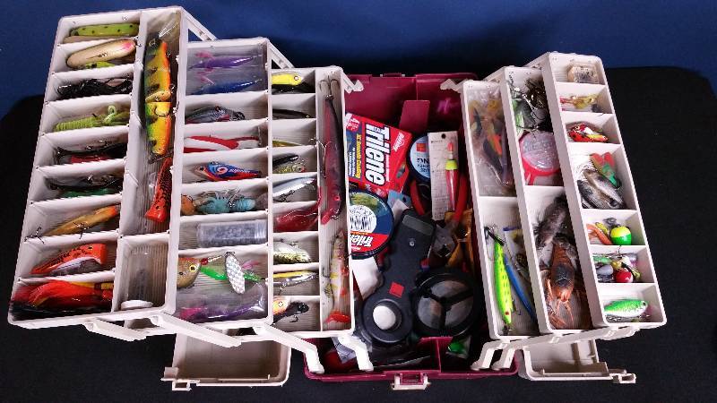 lot 154 image: Tackle Box LOADED w Valueable Tackle