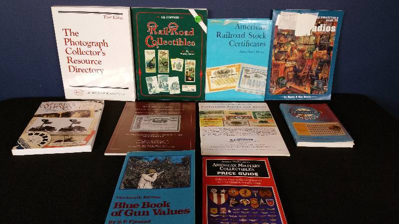 lot 164 image: Lot of (10) Collector Price Guides and Reference Books
