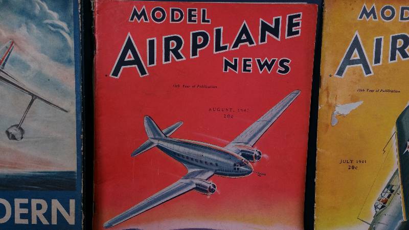 lot 169 image: Group of (4) 1940s Model Airplane Magazines