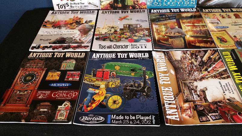 lot 173 image: Group of (12) Antique Toy World Magazines