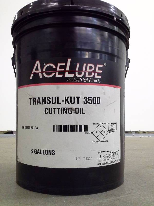 lot 78 image: Ace Lube Transul-Kut 3500 Cutting Oil - 5 Gallons